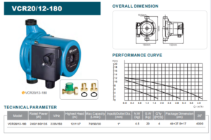 hot water circulation pumps