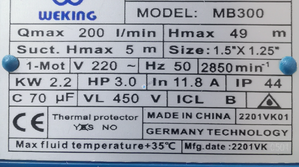 Twin impeller Centrifugal Pumps